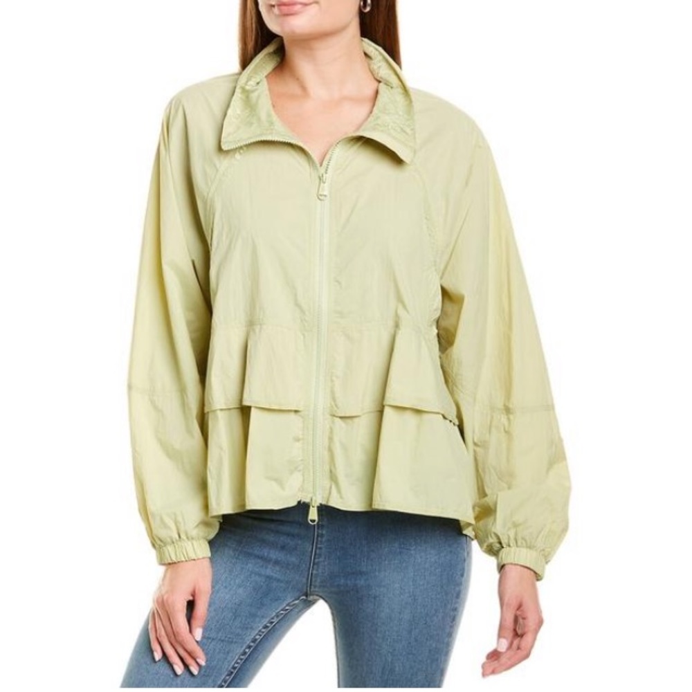 Free People Namaslay Jacket Medium brushes pistachio